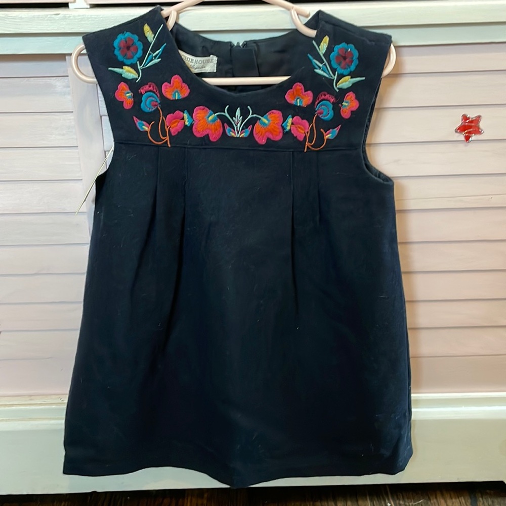 NWT Richie House Los Angeles embroidered dress